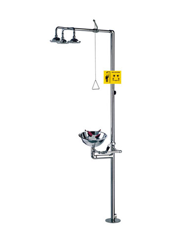 90906614不銹鋼三噴頭洗眼器