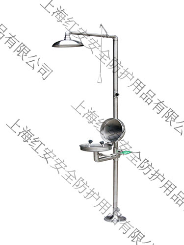 90906650不銹鋼翻蓋復合式洗眼器